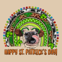 Western Happy St. Patrick's Day Cow Rainbow Heavyweight Sweatshirt | Teevron