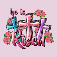 He Is Risen Cross Ladies Tee | Teevron