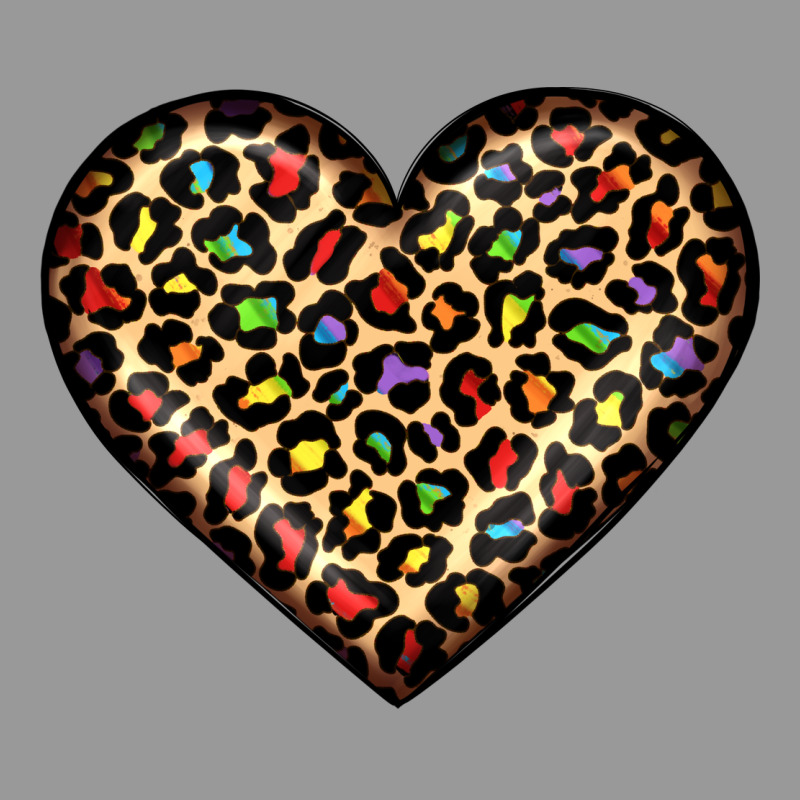 Pride Leopard Heart Vintage Hoodie by JahusDesignShop | Teevron