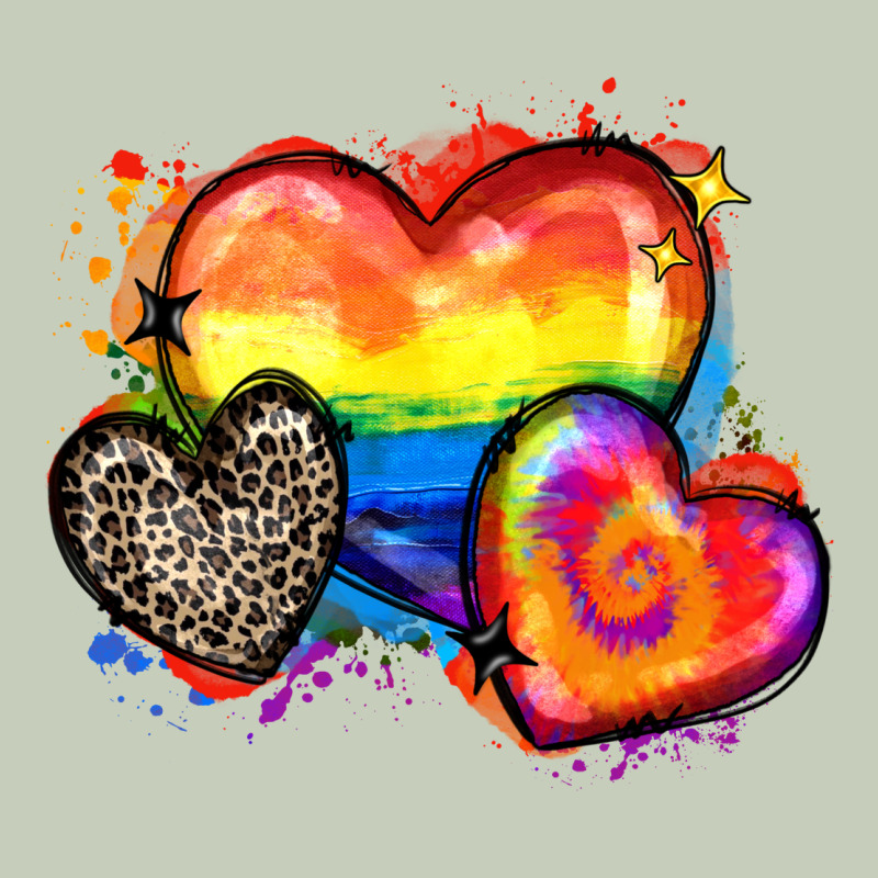 Pride Hearts Ladies Tee by Zillion Design Studio | Teevron