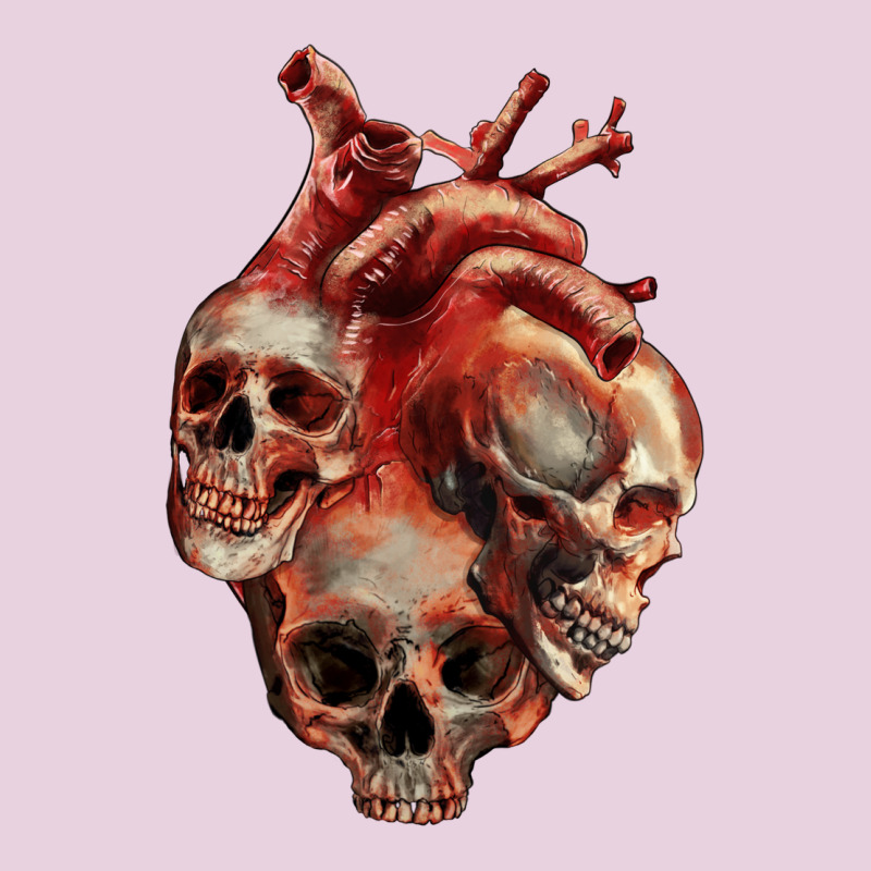 Heart Skulls Ladies Tee by RanaPortraitStore | Teevron