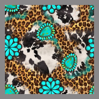 Western Turquoise Seamless Pattern Vintage Tee | Teevron