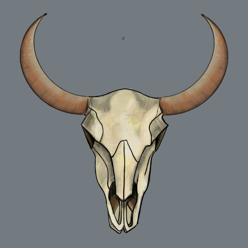 Bull Skull Heavyweight Sweatshirt by AdoDesignShop | Teevron