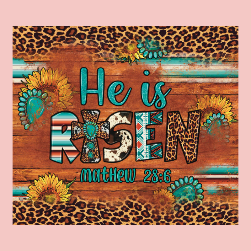He Is Risen Gemstone Sunflower Leopard Urban Heavy Tee by Artiststas | Teevron