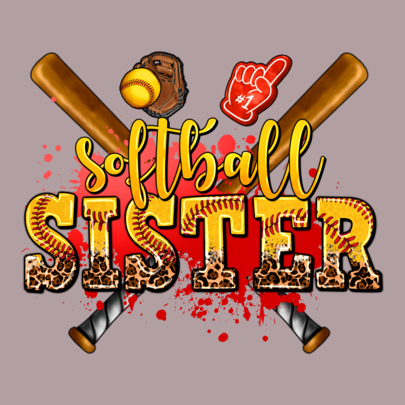 Softball Sister Vintage Hoodie by AdoDesignShop | Teevron