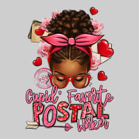 Cupid's Favorite Postal Worker Afro Messy Bun Premium Tee | Teevron