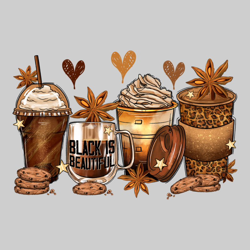 Melanin Afro Coffee Cups Premium Tee by Zillion Design Studio | Teevron