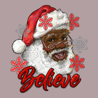 African American Santa Believe Vintage Hoodie | Teevron