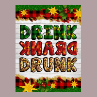 Christmas Drink Drank Drunk Vintage Hoodie | Teevron