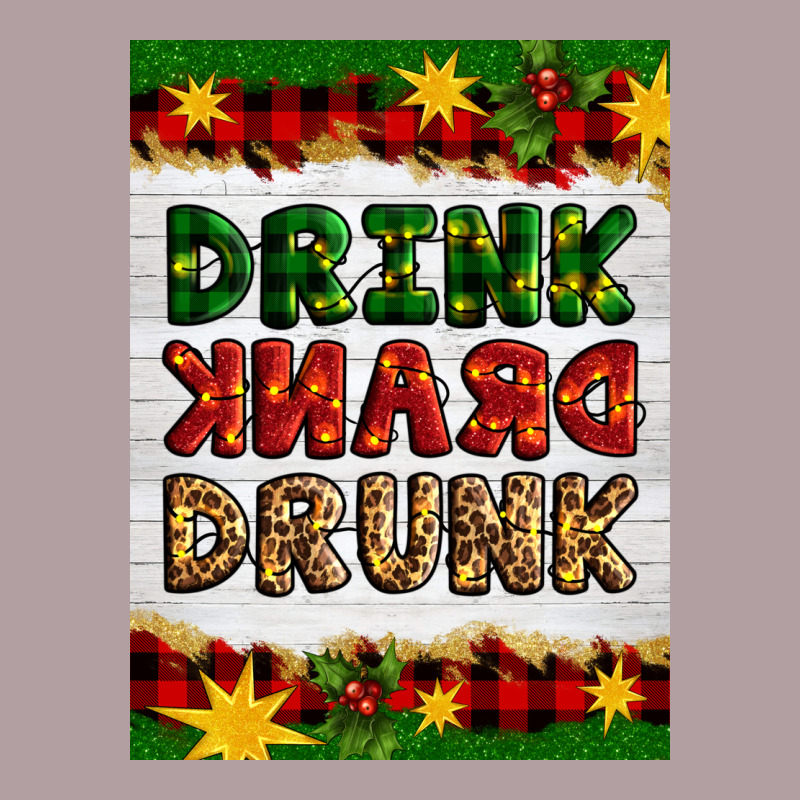 Christmas Drink Drank Drunk Vintage Hoodie by Artiststas | Teevron