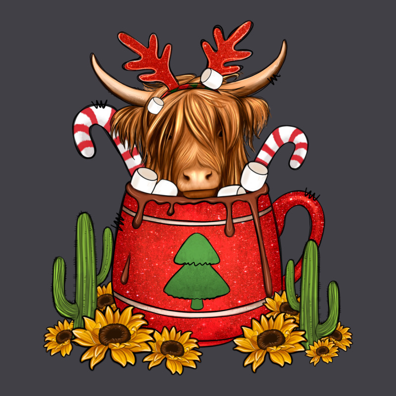 Hot Coco Christmas Highland Cow Heavyweight Hoodie by Jasminsmagicworld | Teevron