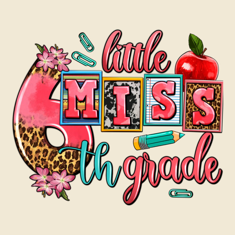 Little Miss 6 Th Grade Premium Tee by AdoDesignShop | Teevron
