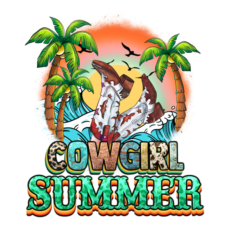 Cowgirl Summer Premium Hoodie by NancyCooperArtShop | Teevron