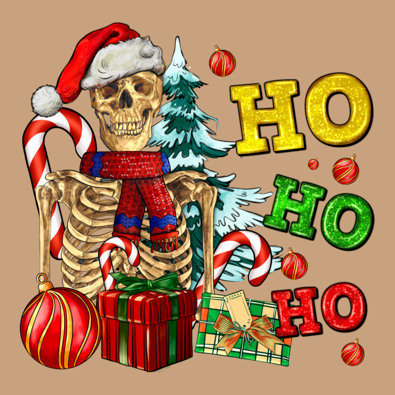 Christmas Ho Ho Ho Skeleton Vintage Tee by AdoDesignShop | Teevron
