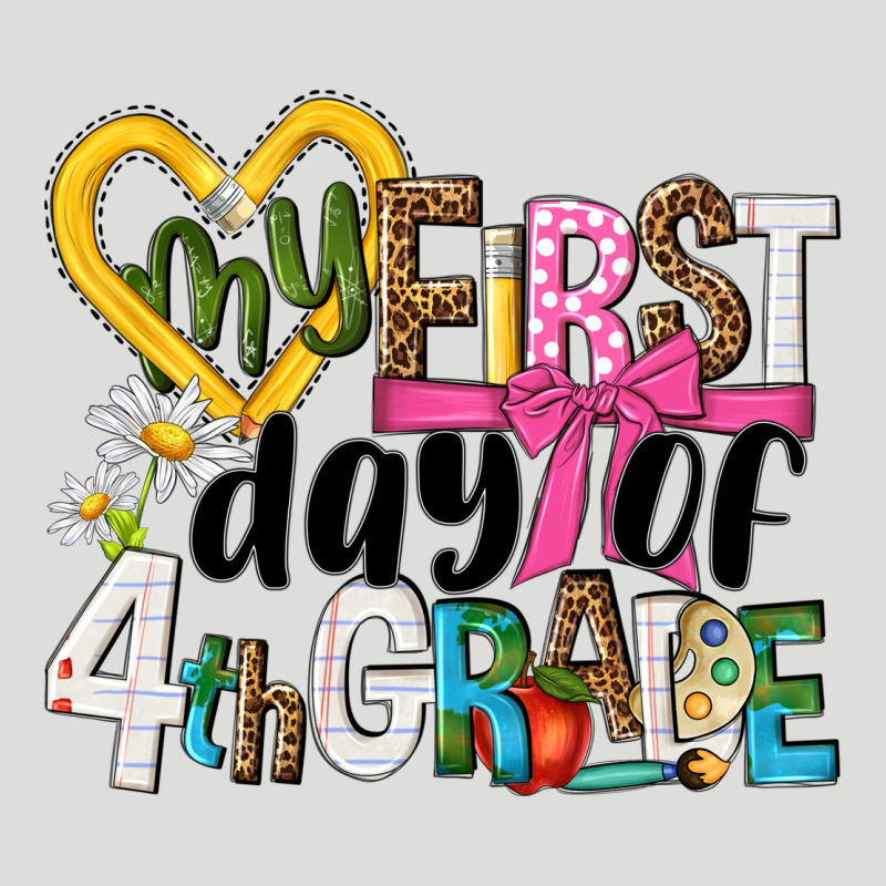 My First Day Of 4th Grade Zipper Hoodie by NancyCooperArtShop | Teevron