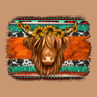 Highland Cow Western Background Heavyweight Hoodie | Teevron