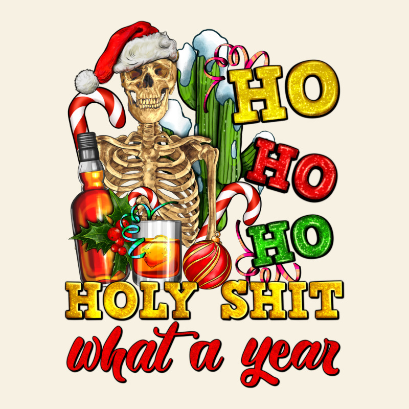 Christmas Ho Ho Ho Holy Shit What A Year Skeleton Vintage Tee by AdoDesignShop | Teevron