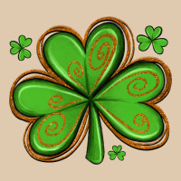 St Patricks Day Shamrock With Glitter Heavyweight Sweatshirt | Teevron