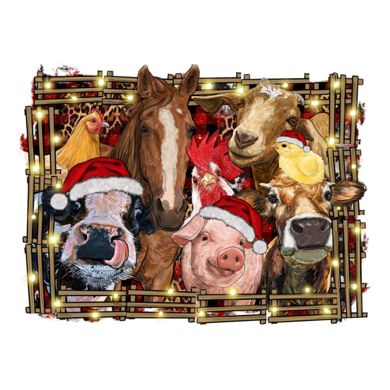 Christmas Farm Animals Premium Tee by RanaPortraitStore | Teevron