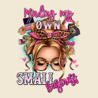 Minding My Own Small Business Blonde Messy Bun Premium Tee | Teevron