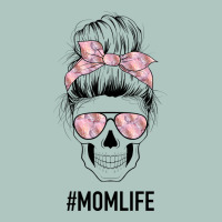 Pink Flower Mom Skull Premium Sweatshirt | Teevron