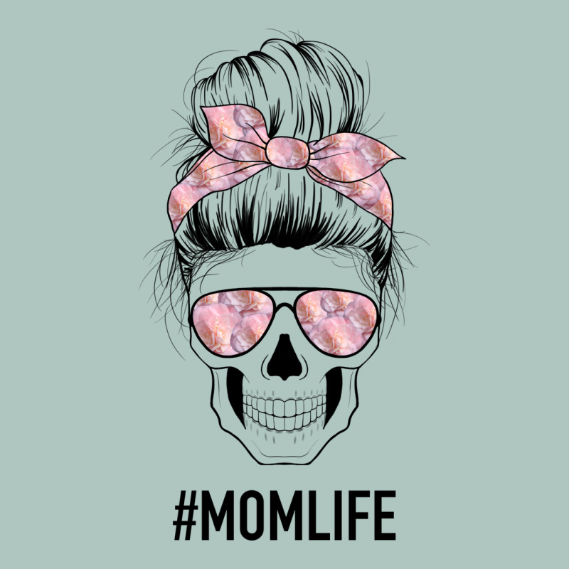 Pink Flower Mom Skull Premium Sweatshirt by Bettercallsaul | Teevron
