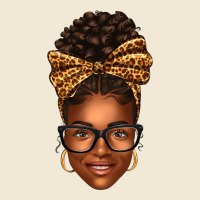 Afro Woman Messy Bun Premium Tee | Teevron
