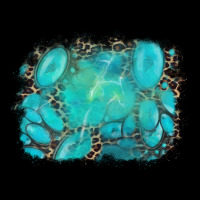 Turquoise Leopard Background Heavyweight Sweatshirt | Teevron