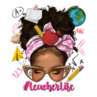 afro messy bun teacherlife | Teevron