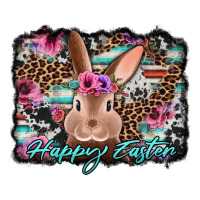 Happy Easter Bunny Western Background Classic Tee | Teevron