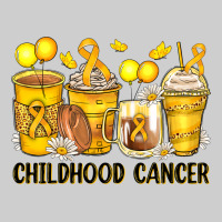 Childhood Cancer Coffee Cups Premium Tee | Teevron