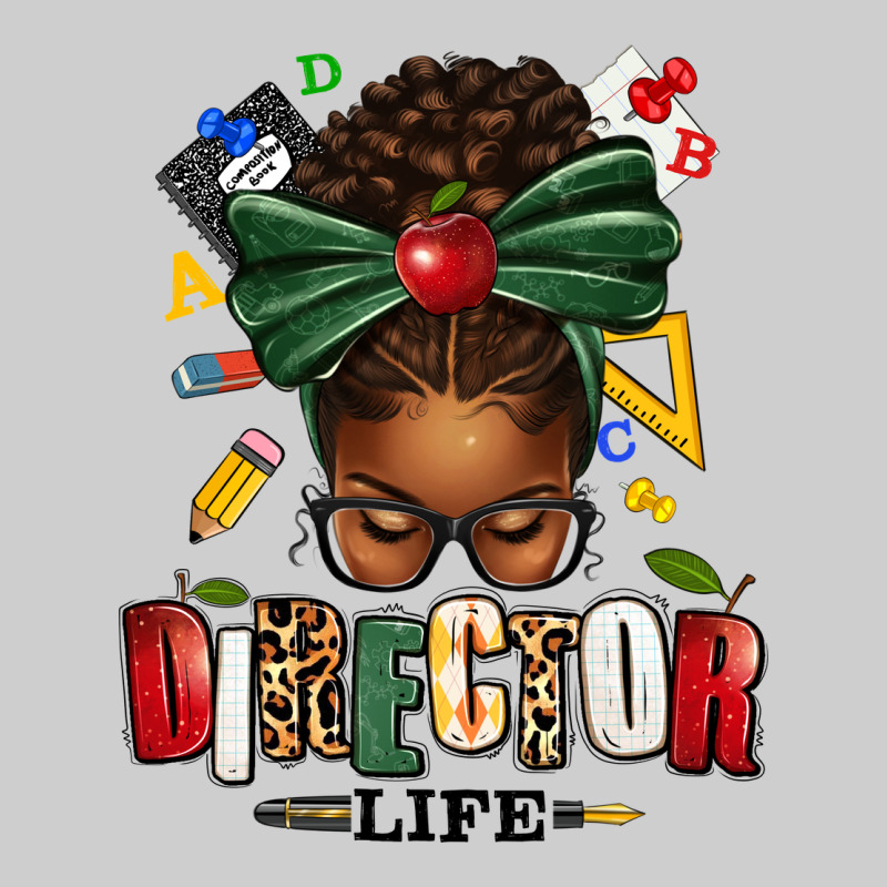 Director Life Afro Messy Bun Premium Tee by texasbilliewilder | Teevron