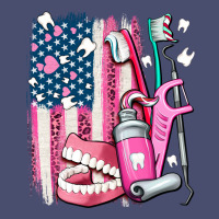 American Flag And Dental Elements With Teeth Vintage Tee | Teevron