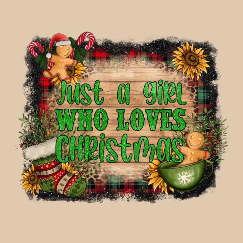 Just A Girl Who Loves Christmas Heavyweight Sweatshirt by AdoDesignShop | Teevron
