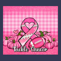 Tackle Cancer Pumpkins Football And Ribbon Heavyweight Hoodie | Teevron