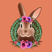 Western Leopard And Flowers Easter Bunny Classic Tee | Teevron
