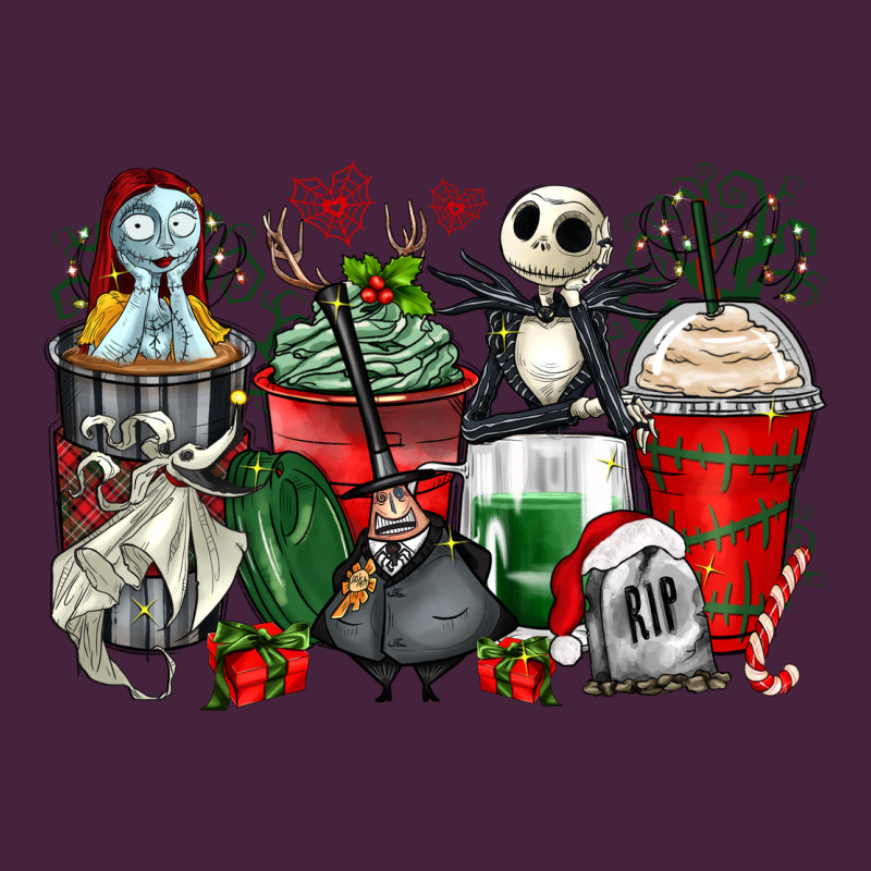 Christmas Cartoon Characters Coffee Cups Premium Tee by Zillion Design Studio | Teevron