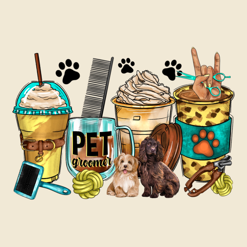 Pet Groomer Coffee Cups Premium Tee by Zillion Design Studio | Teevron