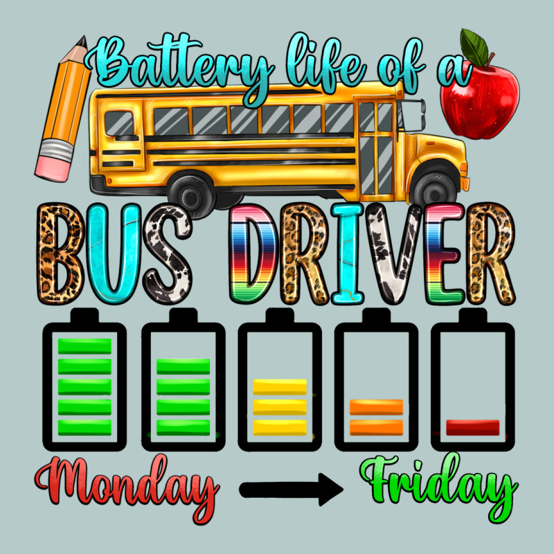 Battery Life Of A Bus Driver Heavy Core Tee by texasbilliewilder | Teevron