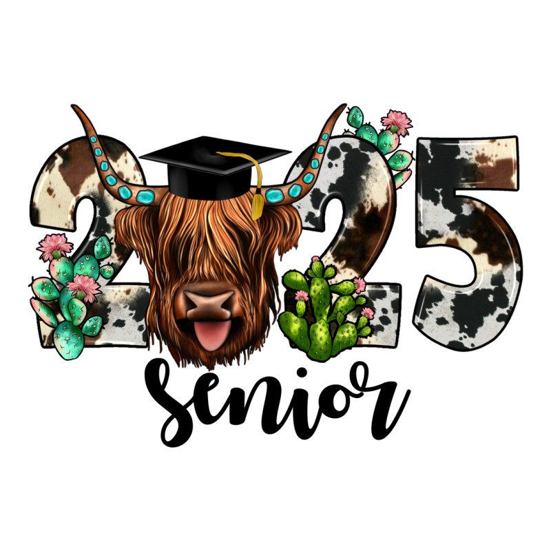 Cow 2025 Senior Long Sleeve Tee by JahusDesignShop | Teevron