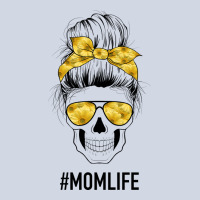 Yellow Flower Mom Skull Premium Sweatshirt | Teevron