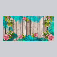 Western Floral  License Plate Template Classic Tee | Teevron
