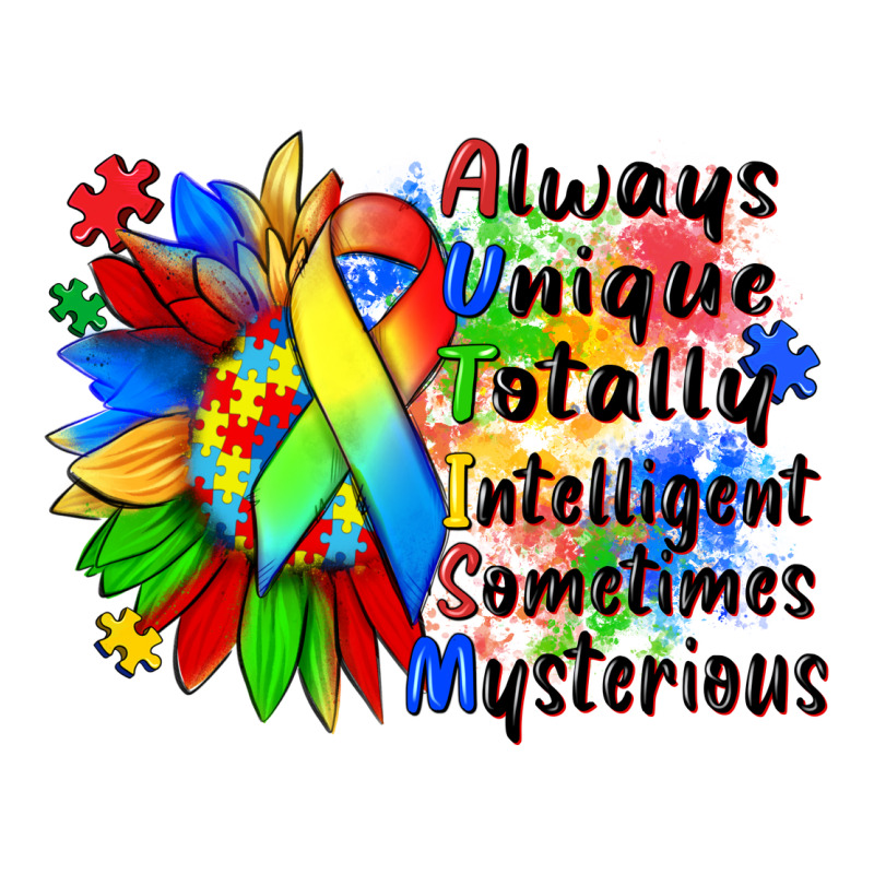 Always Unique Totally Intelligent Sometimes Myster Ladies Tee by Zillion Design Studio | Teevron