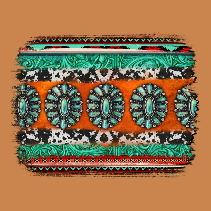 Turquoise Western Background Heavyweight Hoodie by Jasminsmagicworld | Teevron