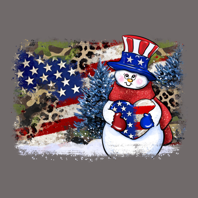 Patriotic Snowman Background 4th Of July Urban Hoodie by HowdyJamesFarm | Teevron