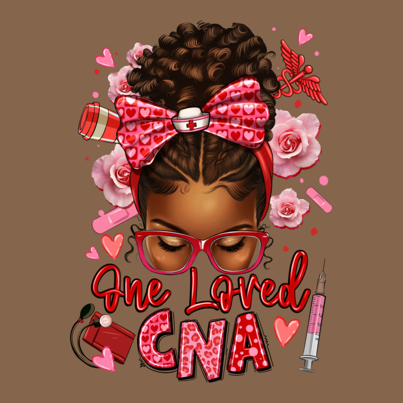 One Loved Cna Afro Messy Bun Premium Tee by texasbilliewilder | Teevron