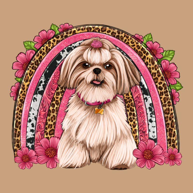 Shih Tzu Floral Rainbow Vintage Tee by Artiststas | Teevron