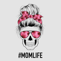 Pink Flower Mom Skull Premium Sweatshirt | Teevron