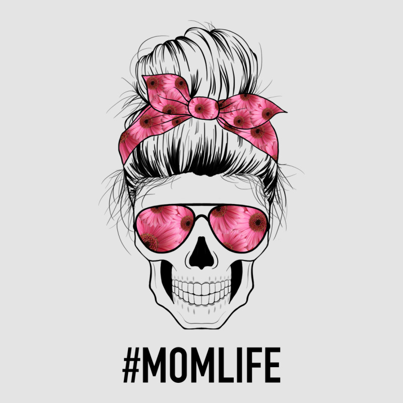Pink Flower Mom Skull Premium Sweatshirt by Bettercallsaul | Teevron