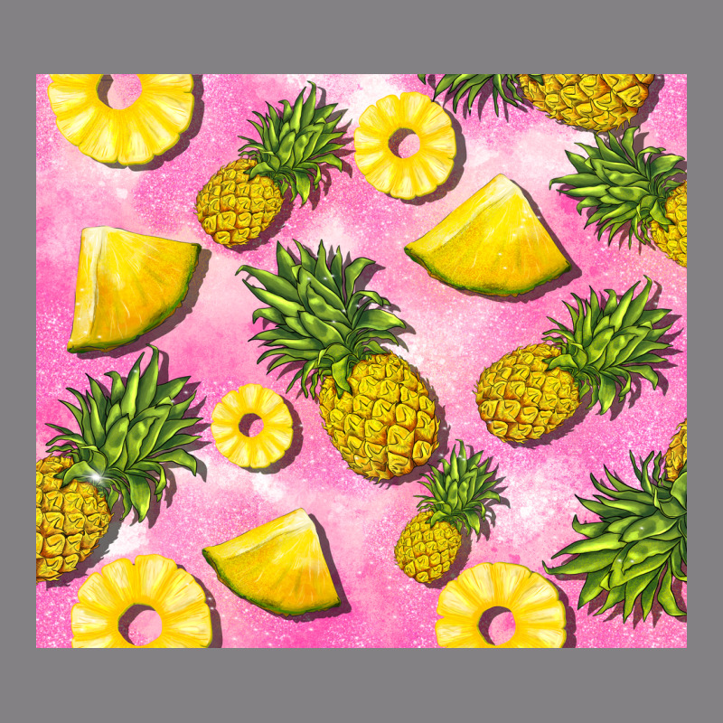 Pink Pineapple Heavyweight Hoodie by BarkalooDesign | Teevron
